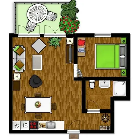 Appartement Hanseresidenz I Whg 13 *